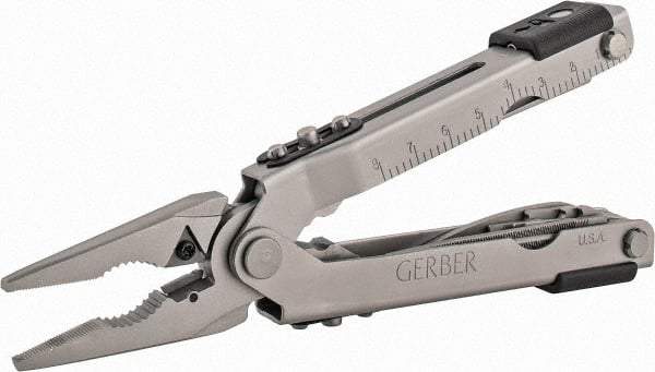 Gerber - 14 Piece, Multi-Tool Set - 6-5/8" OAL, 4-59/64" Closed Length - Americas Tooling