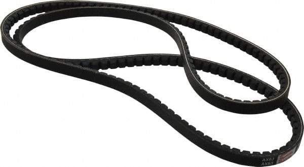 Browning - Section AX, 1/2" Wide, 65" Outside Length, Gripnotch V-Belt - Rubber Compound, Gripnotch, No. AX63 - Americas Tooling