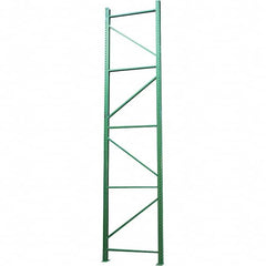 Vestil - 24,000 Lb Capacity Heavy-Duty Framing Upright Pallet Storage Rack - 42" Wide x 144" High x 42" Deep, Green - Americas Tooling