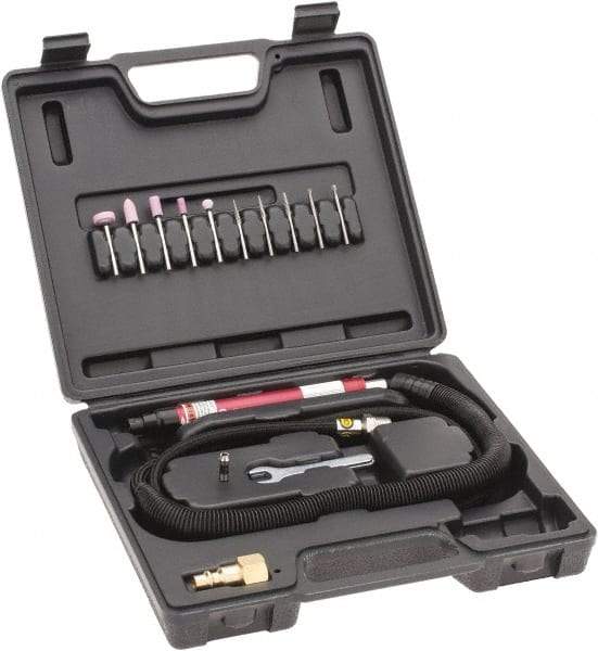 Chicago Pneumatic - 7 CFM, Pencil Grinder Kit - 60,000 RPM, 6.3 bar Air Pressure, 90 psi Air Pressure - Americas Tooling