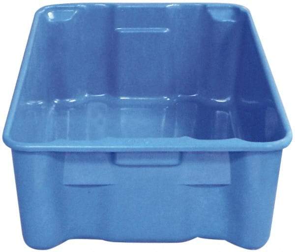 MFG Tray - 500 Lb Load Capacity Blue Fiberglass Tote Container - Stacking, Nesting, 25.3" Long x 18" Wide x 10" High - Americas Tooling