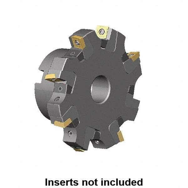 Kennametal - Shell Mount Connection, 0.63" Cutting Width, 3.579" Depth of Cut, 315mm Cutter Diam, 2.3622" Hole Diam, 20 Tooth Indexable Slotting Cutter - KSSM Toolholder, SP.T 10T3.. Insert, Neutral Cutting Direction - Americas Tooling