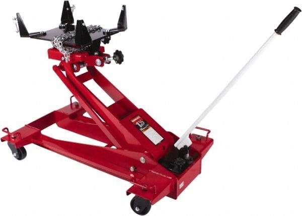 Sunex Tools - 3,000 Lb Capacity Transmission Jack - 8.62 to 36.62" High, 43-1/2" Chassis Length - Americas Tooling