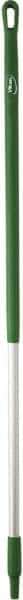 Vikan - 51 x 1-1/4" Aluminum Squeegee Handle - European Threaded Connection, Green - Americas Tooling