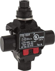 Ideal - 10 to 2 (Tap), 3 to 4/0 (Run) AWG Compatible, Tap Connector - 2.2" OAL x 1.8" OAW x 3.1" OAH - Americas Tooling