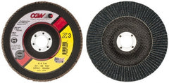 CGW Abrasives - 6" 40 Grit 7/8" Center Hole Type 27 Zirconia Alumina Flap Disc - Americas Tooling