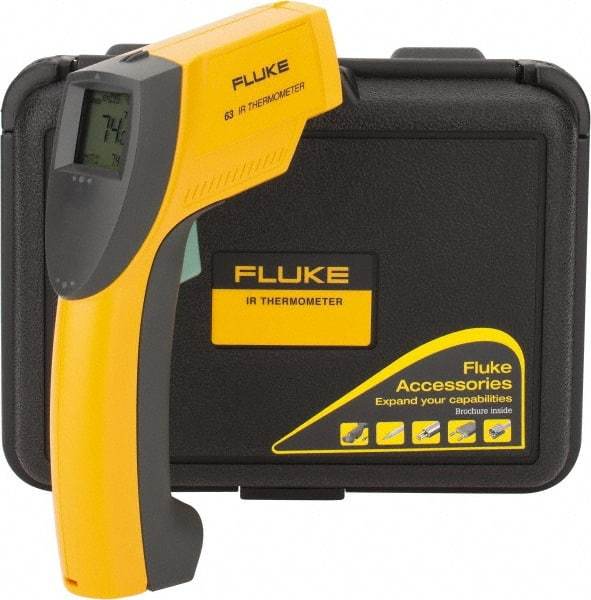 Fluke - -32 to 535°C (-25 to 999°F) Infrared Thermometer - 12:1 Distance to Spot Ratio - Americas Tooling