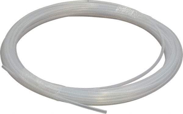 Parker - 1/8" ID x 3/16" OD, 1/32" Wall Thickness, 50' Long, PTFE FEP Tube - Natural, 196 Max psi - Americas Tooling