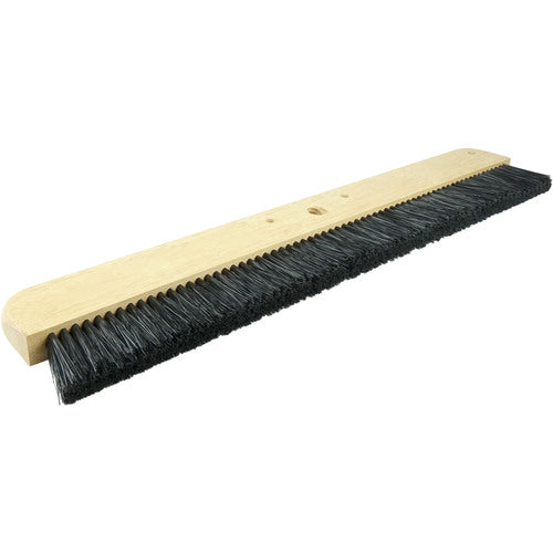 24″ Cement Finishing Brush, Wood Block, Black Polypropylene Fill, 2-1/4″ Trim - Americas Tooling