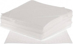 Brady SPC Sorbents - 20.5 Gal Capacity per Package, Oil Only Pad - 17" Long x 15" Wide, White, Polyester/Cotton - Americas Tooling