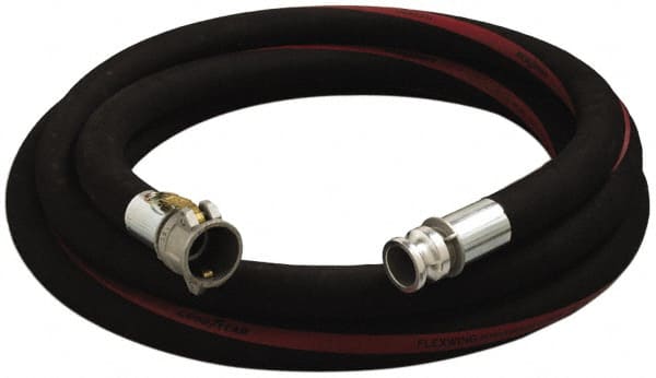 Chemical & Petroleum Hose; Hose Material: Nitrile; Fitting Size: 3 in; Maximum Working Pressure: 150.00; Color: Black; Standard Coil Length (Feet): 100; Fitting Size: 3 in; Grade: Industrial; Color: Black