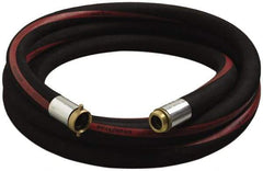 Alliance Hose & Rubber - 1" ID x 1-1/2" OD x 50' OAL, Male x Female Petroleum Transfer Hose - 150 Max Working psi, -35 to 200°F, 2" Bend Radius, 1" Fitting, Black - Americas Tooling