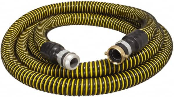 Alliance Hose & Rubber - -40 to 140°F, 3" Inside x 4.06" Outside Diam, Polyethylene Liquid Suction & Discharge Hose - Americas Tooling