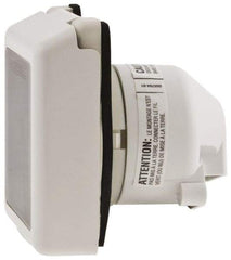 Hubbell Wiring Device-Kellems - 125 VAC, 50 Amp, Self Grounding Inlet - 3 Poles, 3 Wire, Male End, White - Americas Tooling