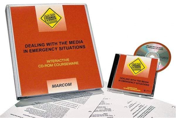 Marcom - Dealing with the Media in Emergency Situations, Multimedia Training Kit - 45 min Run Time CD-ROM, English & Spanish - Americas Tooling