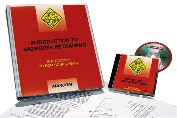 Marcom - Introduction to HAZWOPER Retraining, Multimedia Training Kit - 45 min Run Time CD-ROM, English & Spanish - Americas Tooling