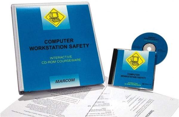 Marcom - Computer Workstation Safety, Multimedia Training Kit - 45 min Run Time CD-ROM, English & Spanish - Americas Tooling