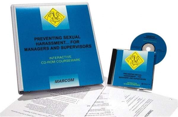 Marcom - Preventing Sexual Harassment for Managers & Supervisors, Multimedia Training Kit - 45 min Run Time CD-ROM, English & Spanish - Americas Tooling