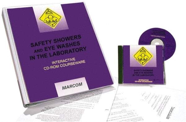 Marcom - Safety Showers and Eye Washes in the Laboratory, Multimedia Training Kit - 45 min Run Time CD-ROM, English & Spanish - Americas Tooling