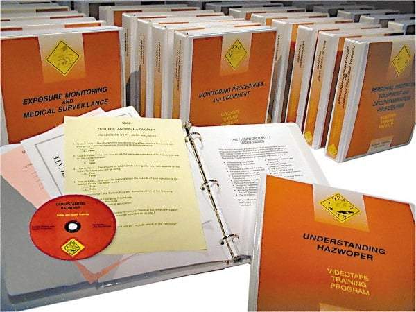 Marcom - All HAZWOPER Series Courses, Multimedia Training Kit - 45 min Run Time CD-ROM, 23 Courses, English & Spanish - Americas Tooling