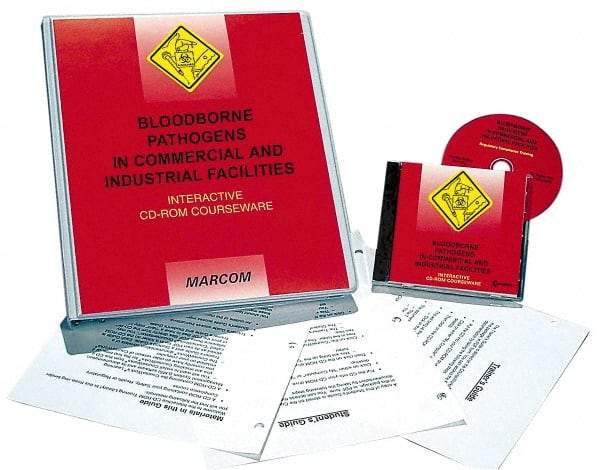 Marcom - Bloodborne Pathogens in Commercial and Industrial Facilities, Multimedia Training Kit - 45 min Run Time CD-ROM, English & Spanish - Americas Tooling