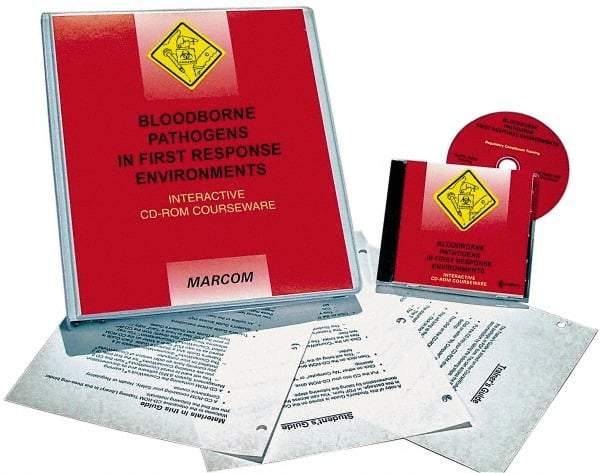 Marcom - Bloodborne Pathogens in First Response Environments, Multimedia Training Kit - 45 min Run Time CD-ROM, English & Spanish - Americas Tooling