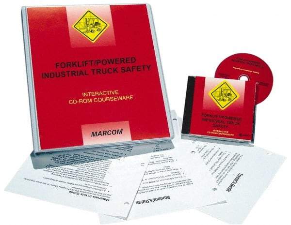 Marcom - Forklift/Powered Industrial Truck Safety, Multimedia Training Kit - 45 min Run Time CD-ROM, English & Spanish - Americas Tooling