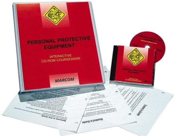 Marcom - Personal Protective Equipment, Multimedia Training Kit - 45 min Run Time CD-ROM, English & Spanish - Americas Tooling