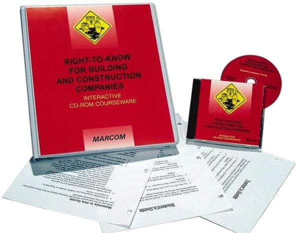 Marcom - Right to Know, Multimedia Training Kit - 45 min Run Time CD-ROM, English & Spanish - Americas Tooling