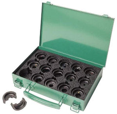 Greenlee - 8 AWG - 2/0 AWG Crimping Die Set - Use with Mfr's # EK410L11 - Americas Tooling