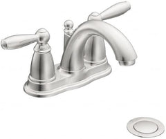 Moen - Lever Handle, Residential Bathroom Faucet - Two Handle, Pop Up Drain, Arc Spout - Americas Tooling