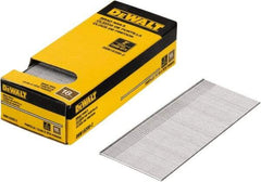 DeWALT - 18 Gauge 2" Long Brad Nails for Power Nailers - Steel, Bright Finish, Smooth Shank, Straight Stick Collation, Brad Head, Chisel Point - Americas Tooling