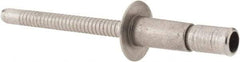 RivetKing - Size 64 Dome Head Stainless Steel Structural with Locking Stem Blind Rivet - Stainless Steel Mandrel, 0.062" to 0.27" Grip, 0.4" Head Diam, 0.194" to 0.204" Hole Diam, 0.416" Length Under Head, 3/16" Body Diam - Americas Tooling