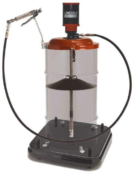 Lincoln - Grease Lubrication 168 Cu In/min Flow Aluminum Air-Operated Pump - For 120 Lb Container - Americas Tooling