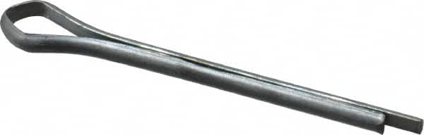 Value Collection - 1/16" Diam x 3/4" Long Extended Prong Cotter Pin - Grade 2, Zinc-Plated, Steel - Americas Tooling