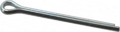 Value Collection - 1/8" Diam x 1-1/2" Long Extended Prong Cotter Pin - Grade 2, Zinc-Plated, Steel - Americas Tooling