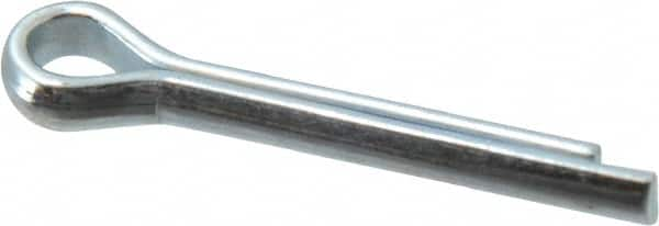 Value Collection - 5/32" Diam x 1" Long Extended Prong Cotter Pin - Grade 2, Zinc-Plated, Steel - Americas Tooling