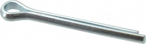 Value Collection - 5/32" Diam x 1-1/2" Long Extended Prong Cotter Pin - Grade 2, Zinc-Plated, Steel - Americas Tooling