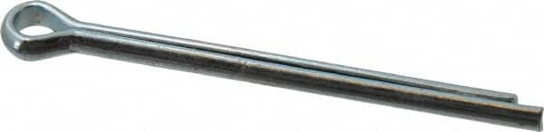 Value Collection - 3/16" Diam x 2-1/2" Long Extended Prong Cotter Pin - Grade 2, Zinc-Plated, Steel - Americas Tooling