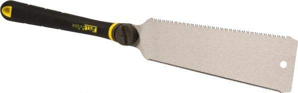 Stanley - 10" Steel Blade Double Edge Pull Saw - ErgonomicGlass-Filled Nylon, ABS, TPE Handle with Cushion Grip, 23-1/2" OAL - Americas Tooling