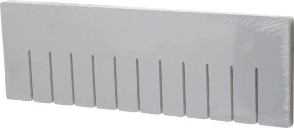 Quantum Storage - 17.4" Wide x 6" High, Gray Bin Divider - Use with DG93060 - Americas Tooling