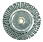 6" Root Pass Brush - .020 Steel Wire; 5/8-11 Dbl-Hex Nut - Dually Weld Cleaning Brush - Americas Tooling