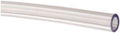 Made in USA - 3/16" ID x 5/16" OD, 1/16" Wall Thickness, Cut to Length (100' Standard Length) PVC Tube - Clear, 55 Max psi, 68 Shore A Hardness - Americas Tooling