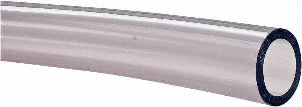 Made in USA - 3/4" ID x 1" OD, 1/8" Wall Thickness, Cut to Length (100' Standard Length) PVC Tube - Clear, 35 Max psi, 68 Shore A Hardness - Americas Tooling