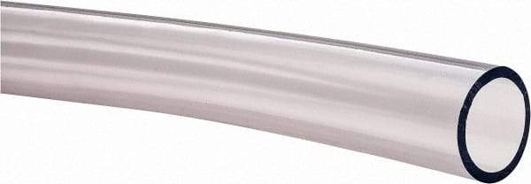 Made in USA - 1" ID x 1-1/4" OD, 1/8" Wall Thickness, Cut to Length (50' Standard Length) PVC Tube - Clear, 28 Max psi, 68 Shore A Hardness - Americas Tooling