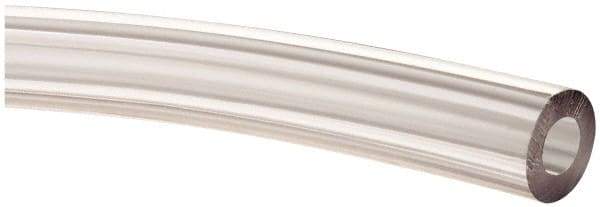 Made in USA - 3/16" ID x 3/8" OD, 3/32" Wall Thickness, Cut to Length (100' Standard Length) PVC Tube - Clear, 70 Max psi, 68 Shore A Hardness - Americas Tooling