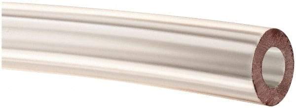 Made in USA - 1/4" ID x 1/2" OD, 1/8" Wall Thickness, Cut to Length (100' Standard Length) PVC Tube - Clear, 70 Max psi, 68 Shore A Hardness - Americas Tooling