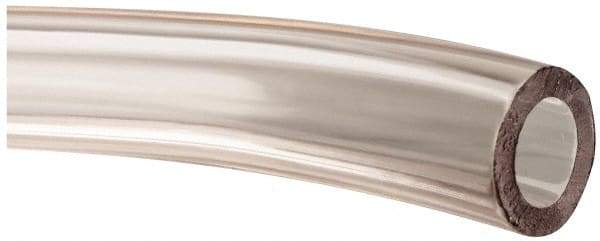 Made in USA - 5/16" ID x 1/2" OD, 3/32" Wall Thickness, Cut to Length (100' Standard Length) PVC Tube - Clear, 60 Max psi, 68 Shore A Hardness - Americas Tooling