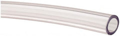 Made in USA - 3/8" ID x 9/16" OD, 3/32" Wall Thickness, Cut to Length (100' Standard Length) PVC Tube - Clear, 50 Max psi, 68 Shore A Hardness - Americas Tooling