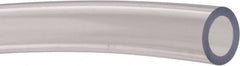 Made in USA - 1/2" ID x 3/4" OD, 1/8" Wall Thickness, Cut to Length (100' Standard Length) PVC Tube - Clear, 45 Max psi, 68 Shore A Hardness - Americas Tooling